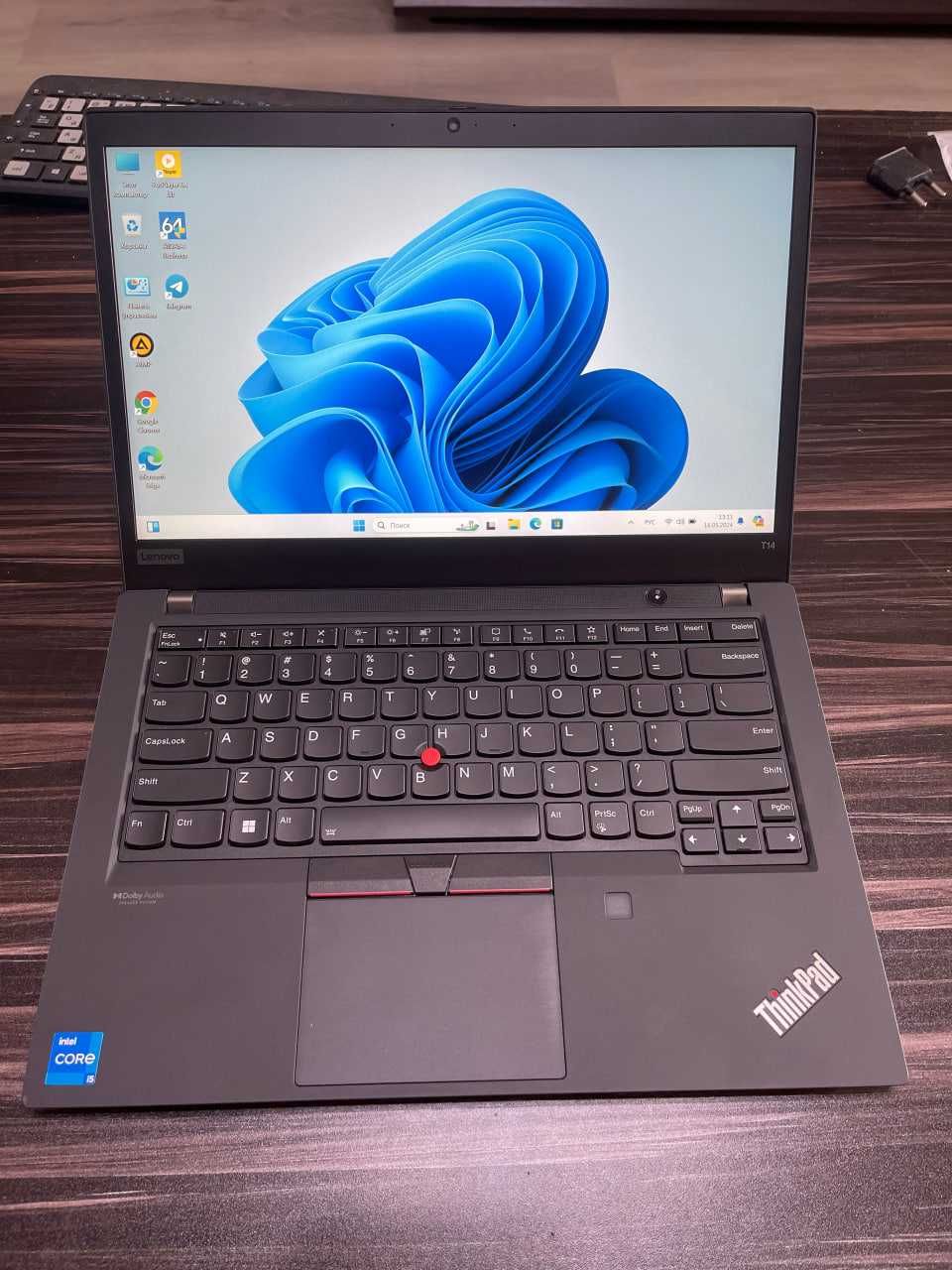 Lenovo T14 Intel CORE i5-1135G7 озу16гб 256ssd