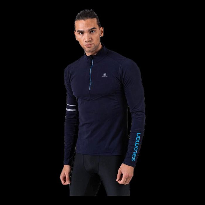 Salomon® S/Race Jersey Blue M's, мъжка термо блуза, слой