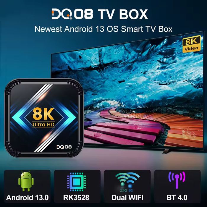 Media Player, TV Box Android 64GB, 4G Ram
