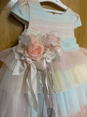 Уникална бутикова бебешка рокля