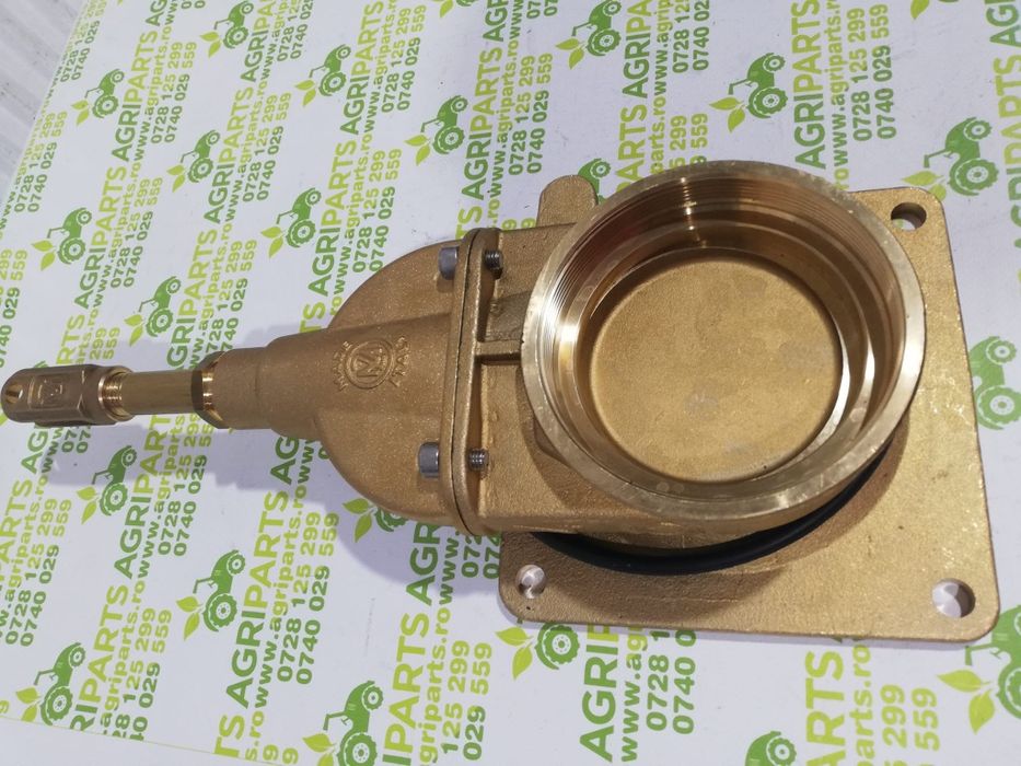 Vana robinet golire vidanja cu filet si flansa 4 toli