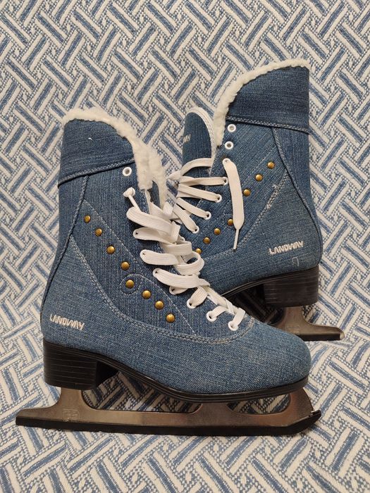 Коньки джинсовые 37 размер Landway новые