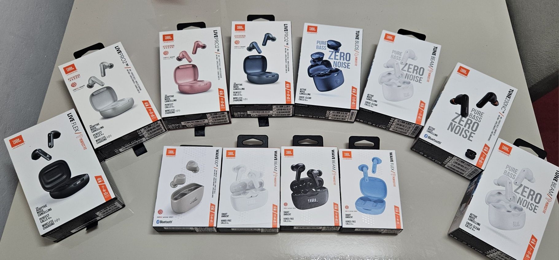 Căști Wireless Jbl Originale diferite modele In-ear Noi - Sigilate!