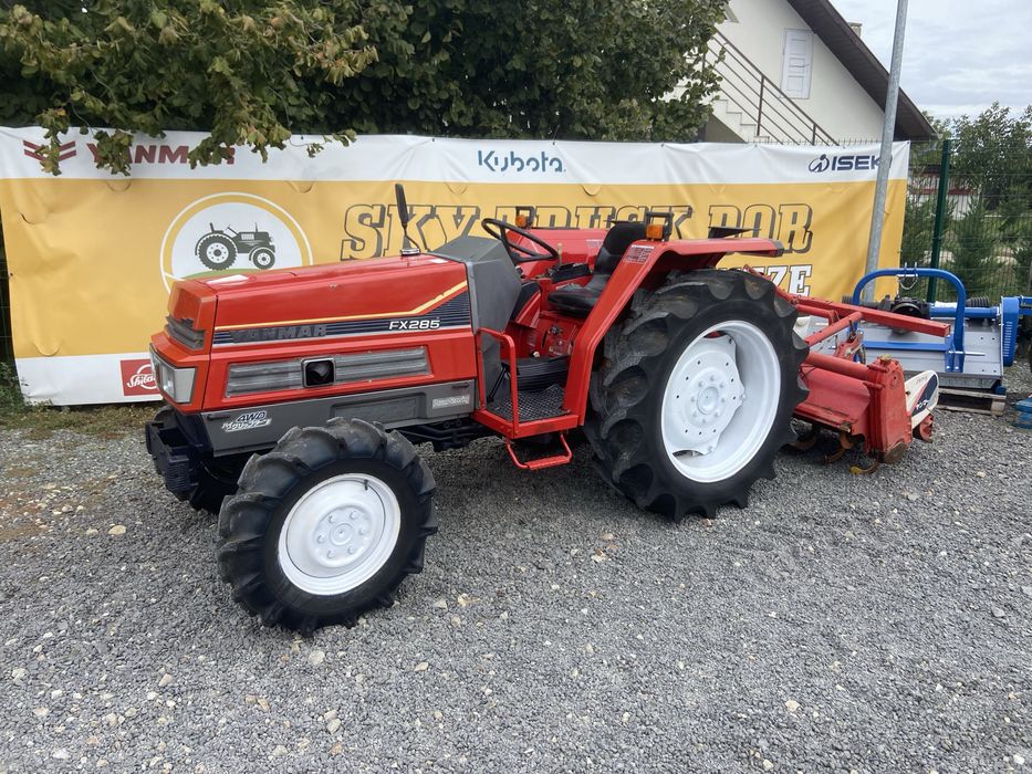 Tractor japonez Yanmar FX285, 4x4, 28cp, 4 pistoane + freza