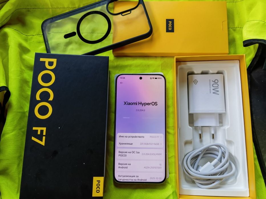 Poco f7/12-512/,перфектен,комплект възможен бартер.