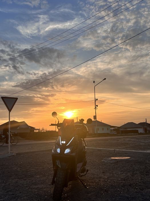 Мопед на ходу самурай