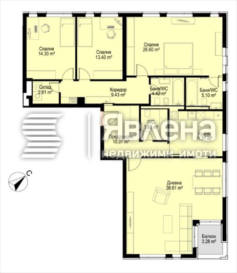Продава се Четиристаен апартамент в София, Бояна - 187 кв.м за 2394 €/кв.м - Снимка #9