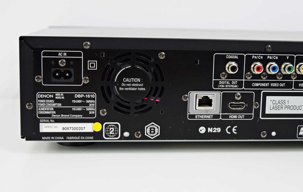 CD/DVD/Blu-Ray Player Denon DBP-1610
