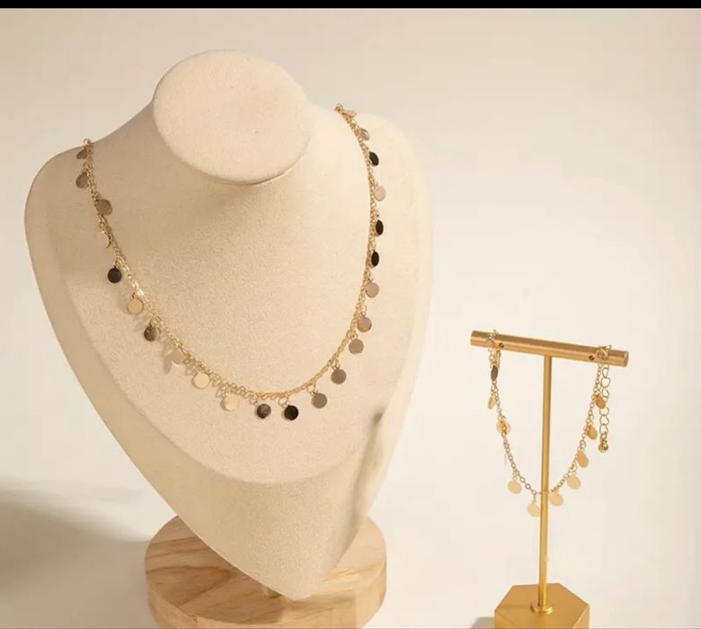 дамско колие и гривна от неръждаема стомана