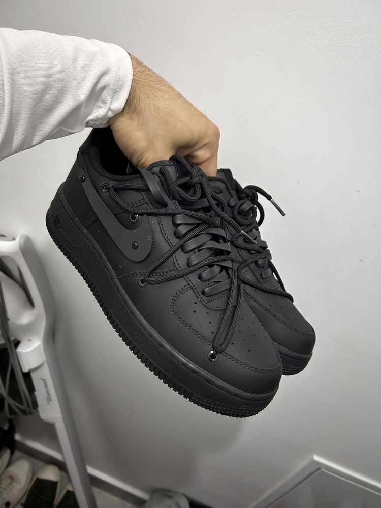 Nike air force 1 black custom