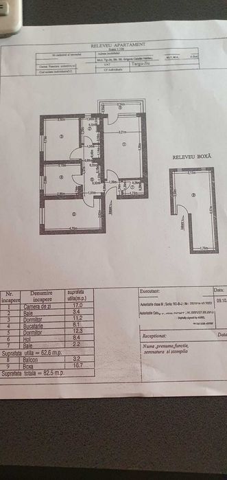 vand apartament cu 3 camere in zona Grigore Haidau