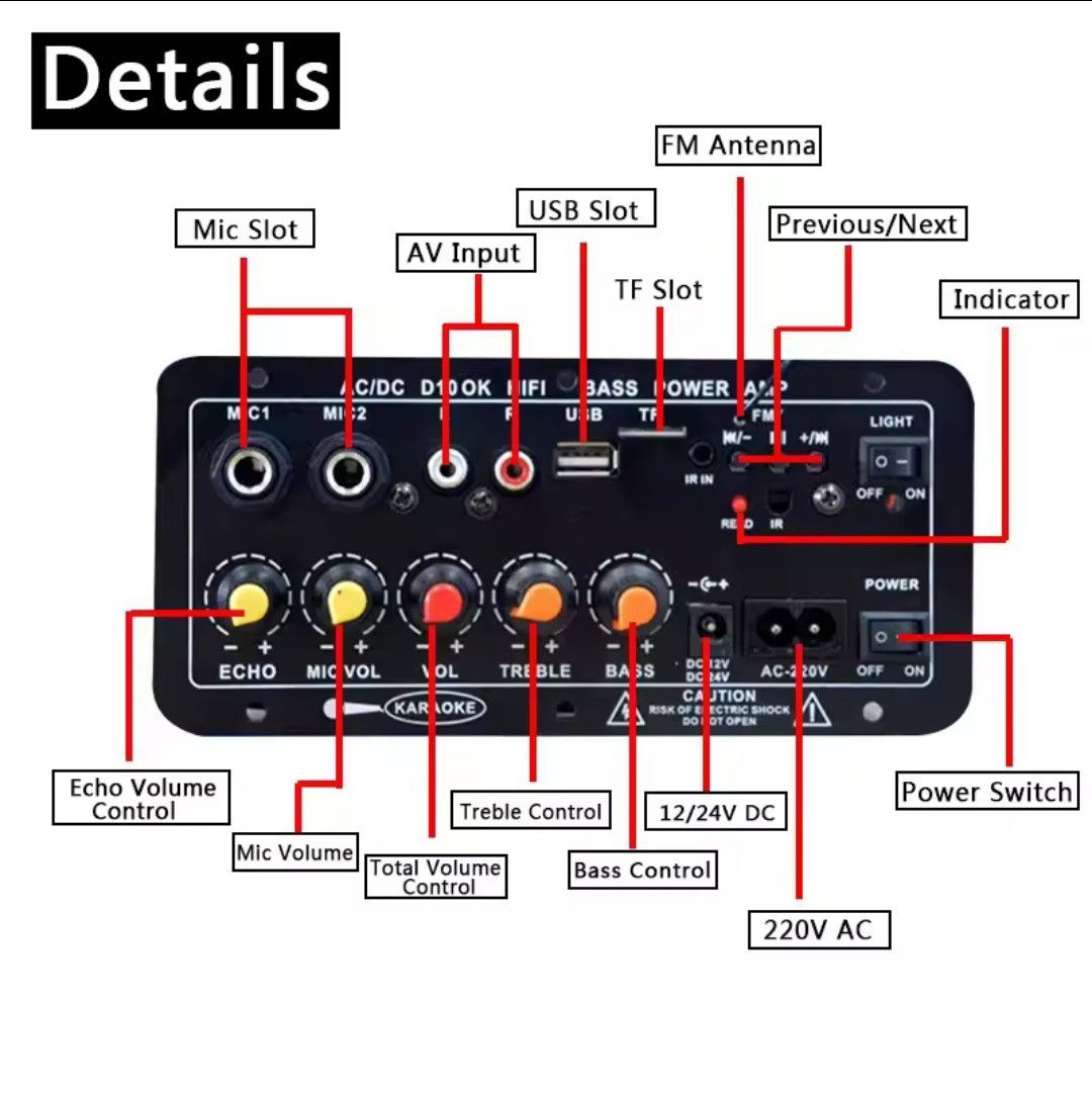 Модул караоке (блутут) 120+30W