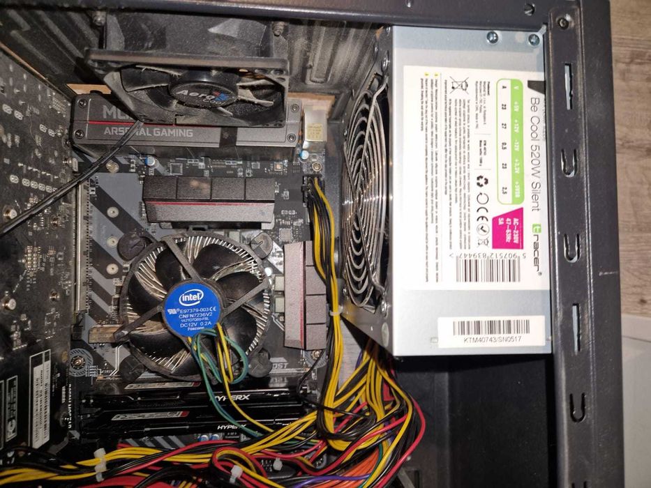 PC Gaming Intel i5-7400 + RX 580 4GB + 16GB RAM + SSD 480GB + HDD 1TB