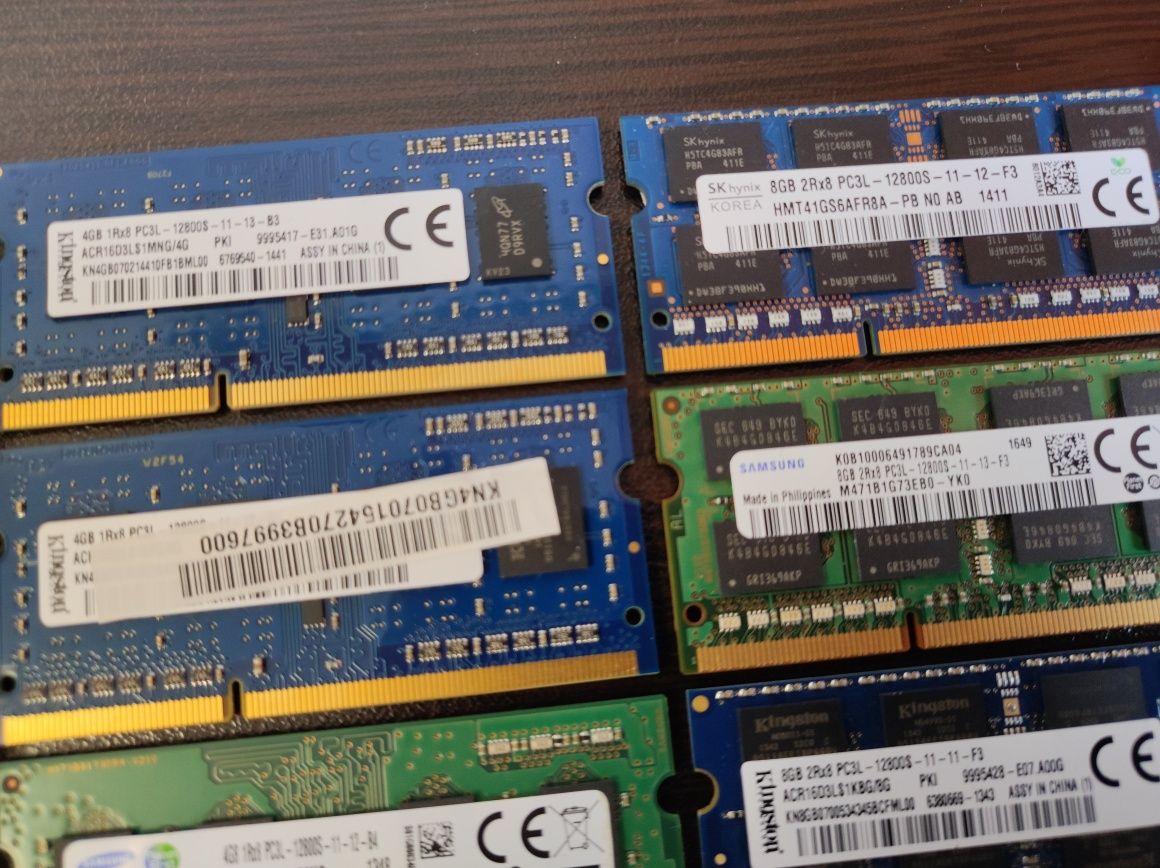 Memorie RAM Laptop 8GB DDR3 L HDD 1TB sau 500GB
