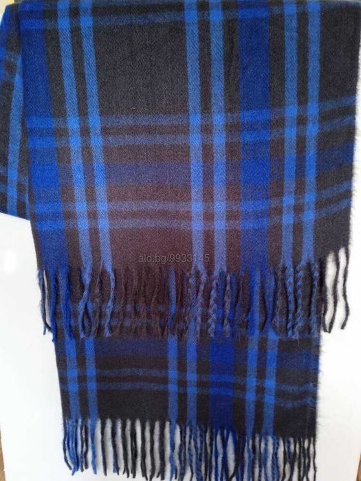 Шал с ресни, дължина 184 см