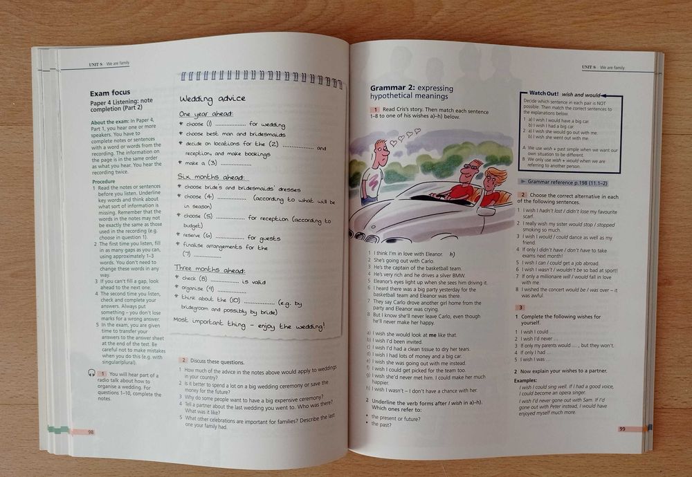 Учебник и тетрадка с тестове с отговори по английски