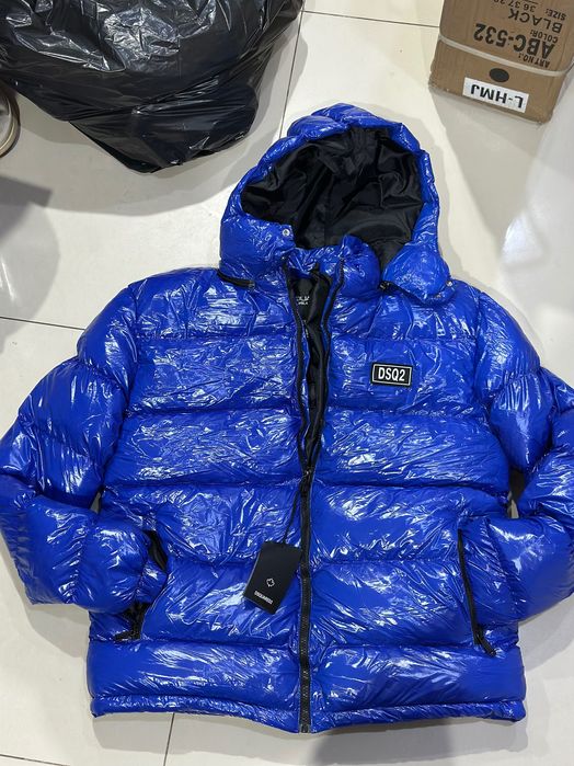 Geacă dsq lucioasă