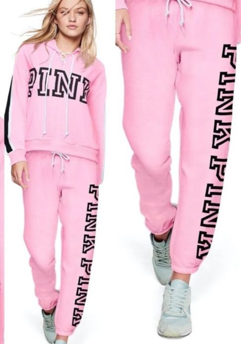 Victoria's Secret спортивный костюм худи тайтсы начес