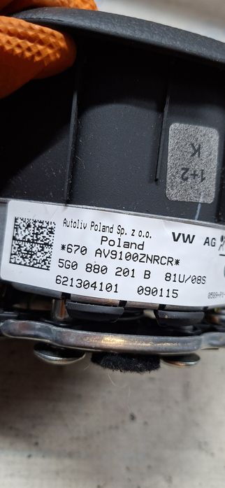 airbag volan volkswagen golf 7 1.4 benzina 2014