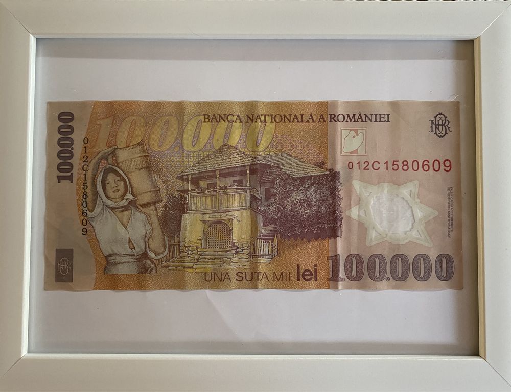 Bancnota 100 000lei din 2001