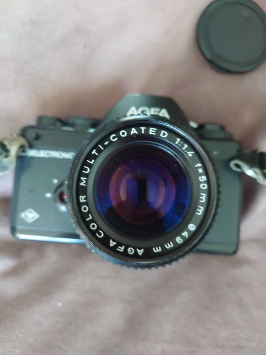 SLR Agfa Selectronic 3 cu obiectiv 50mm f1,4