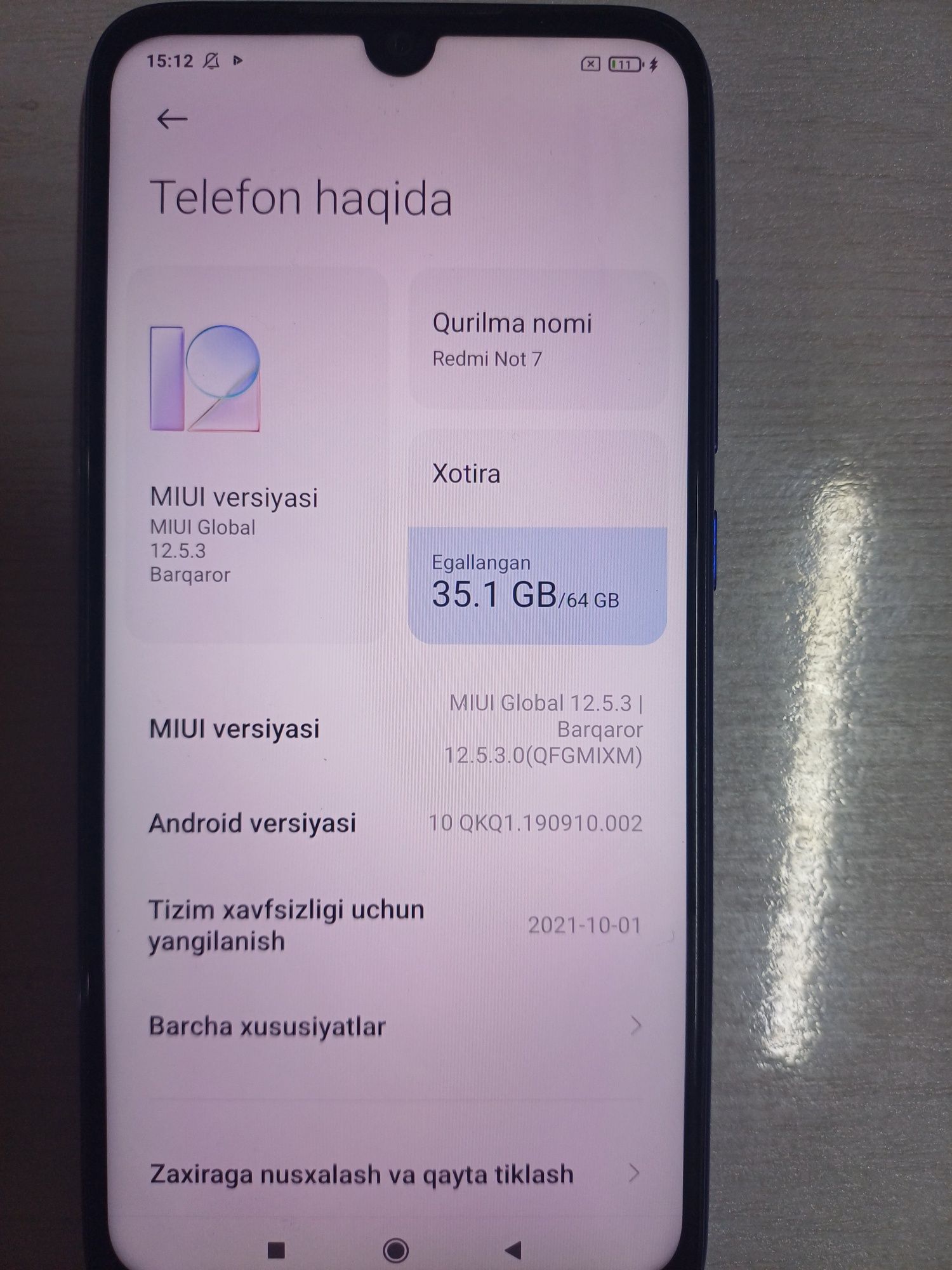 Redmi NOTE 7. 4/64