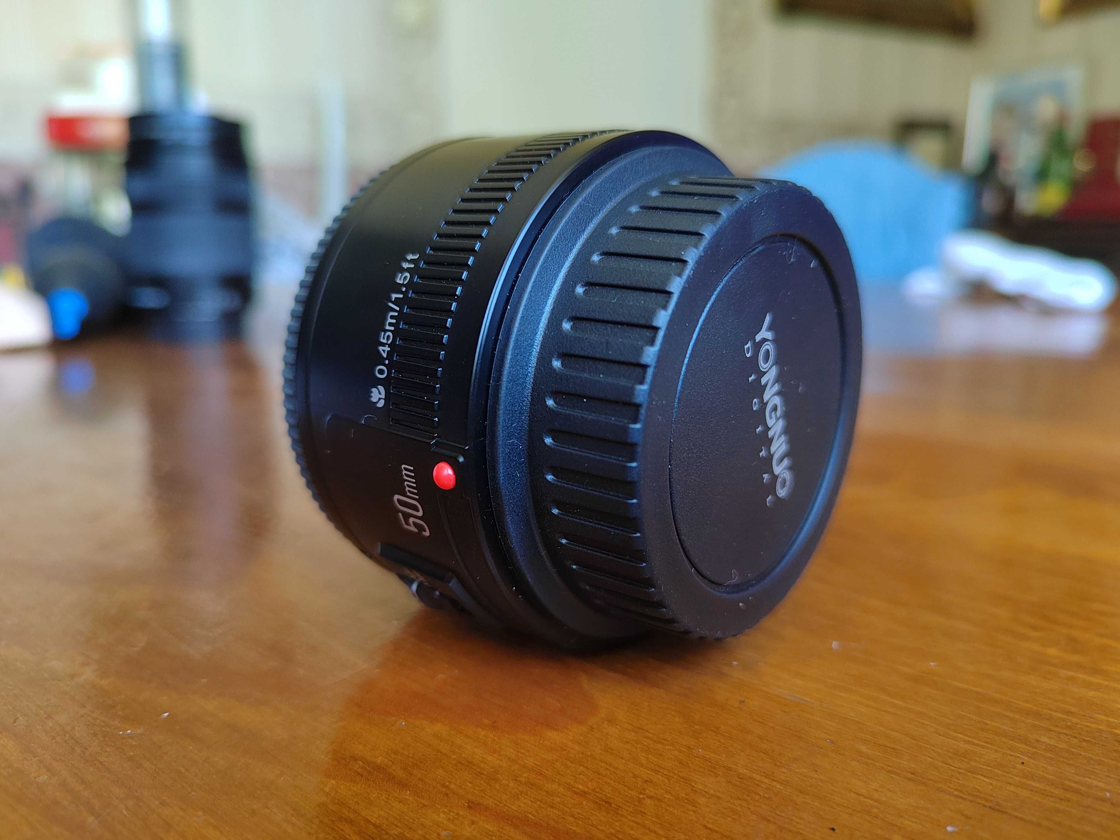 Обектив Yongnuo 55 mm F 1.8 за Canon НОВ