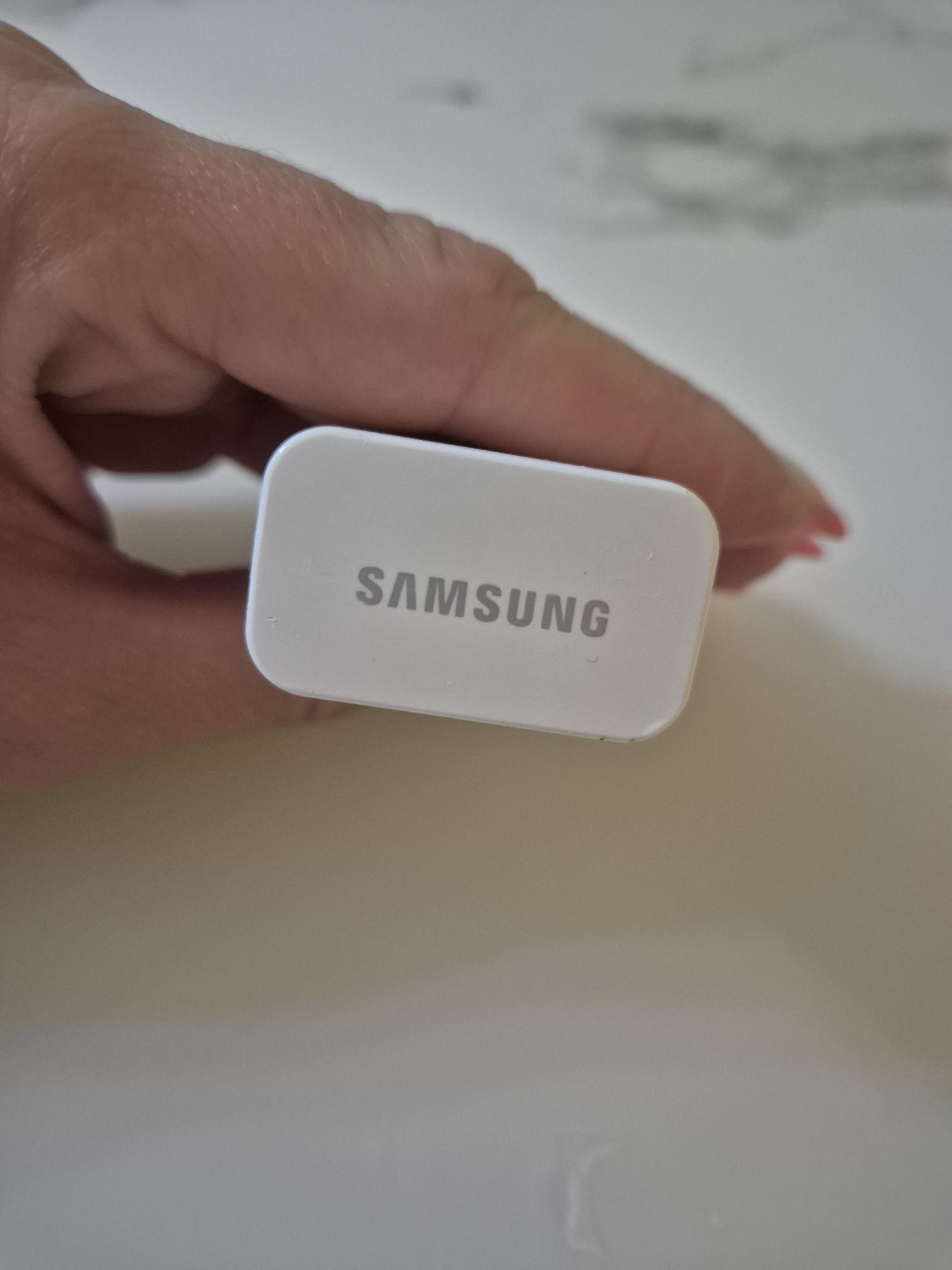 Адаптер за зарядно за телефон, Samsung, USB-A, 5V/1.55 A, бял