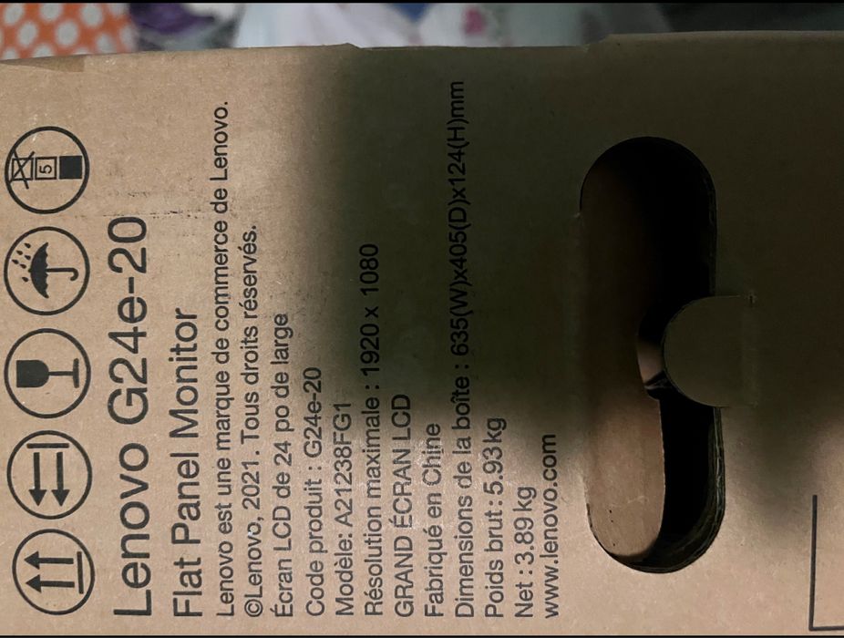 Monitor LENOVO LENOVO G24e-20