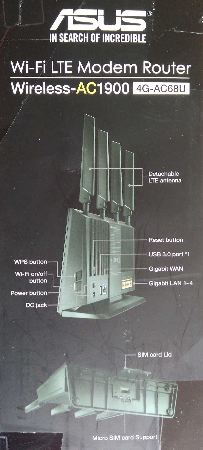 Router ASUS 4G-AC68U ca NOU