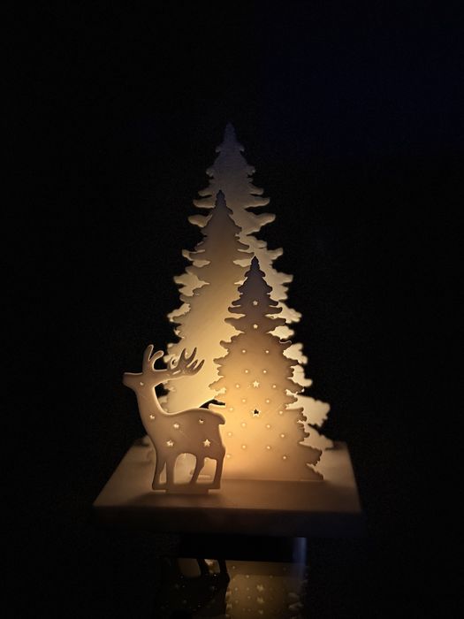 Decoratiune de Craciun - Suport lumanare LED