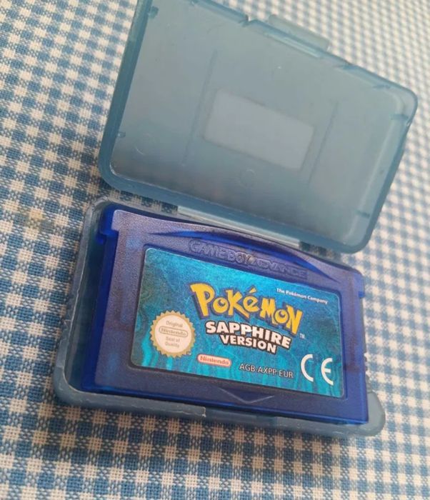 Joc Pokemon Sapphire version (limba engleza) Gameboy Nintendo Advancer