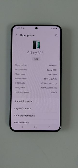 Samsung s22 plus/256Gb