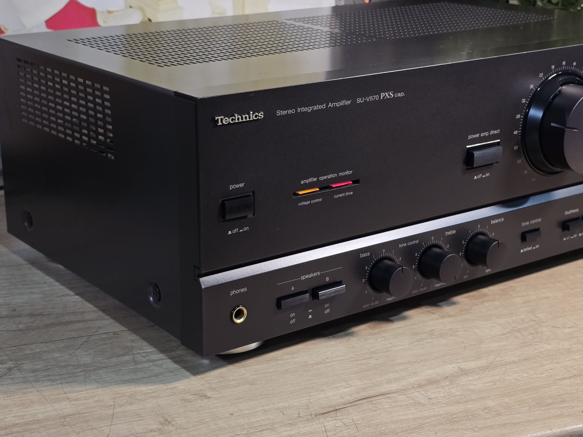 Amplificator TECHNICS su-v570 pxs cap, class AA, made in japan,  hi-fi