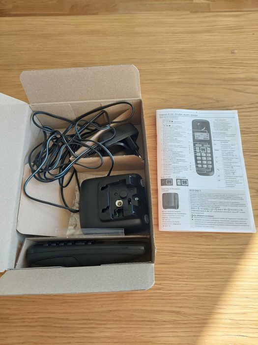 НОВ безжичен DECT телефон Gigaset A120
