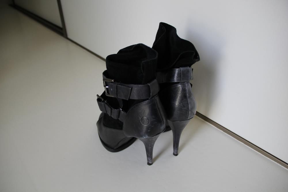 Botine Piele Bronx gen Maison Margiela, toc 10cm, mar.39