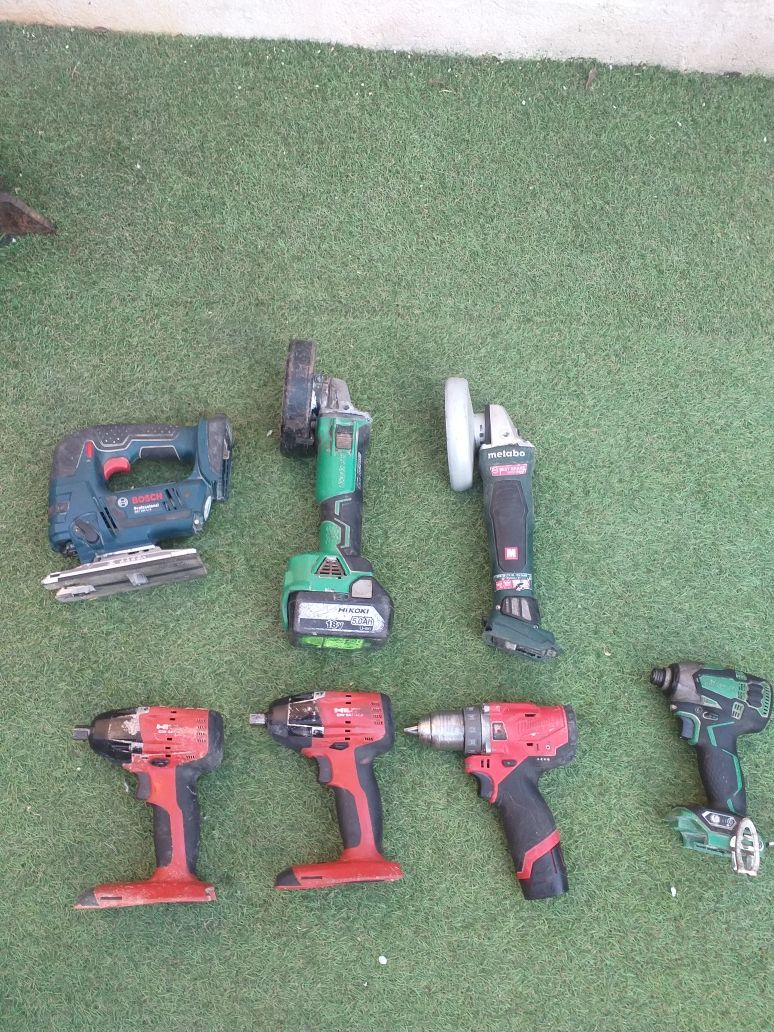 Scule hilti bosch  hikoki metabo hilti