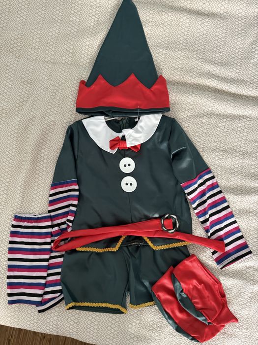 Костюм гномика на новый год для мальчика