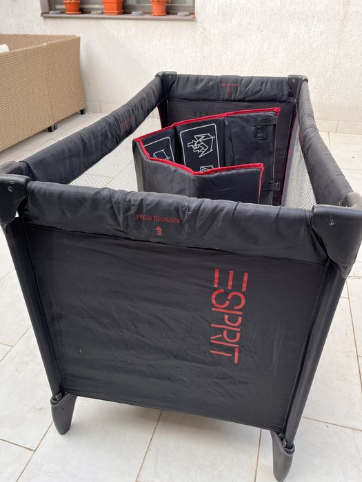 Patut tarc,  loc joaca copil, cu mini saltea incorporat, Esprit