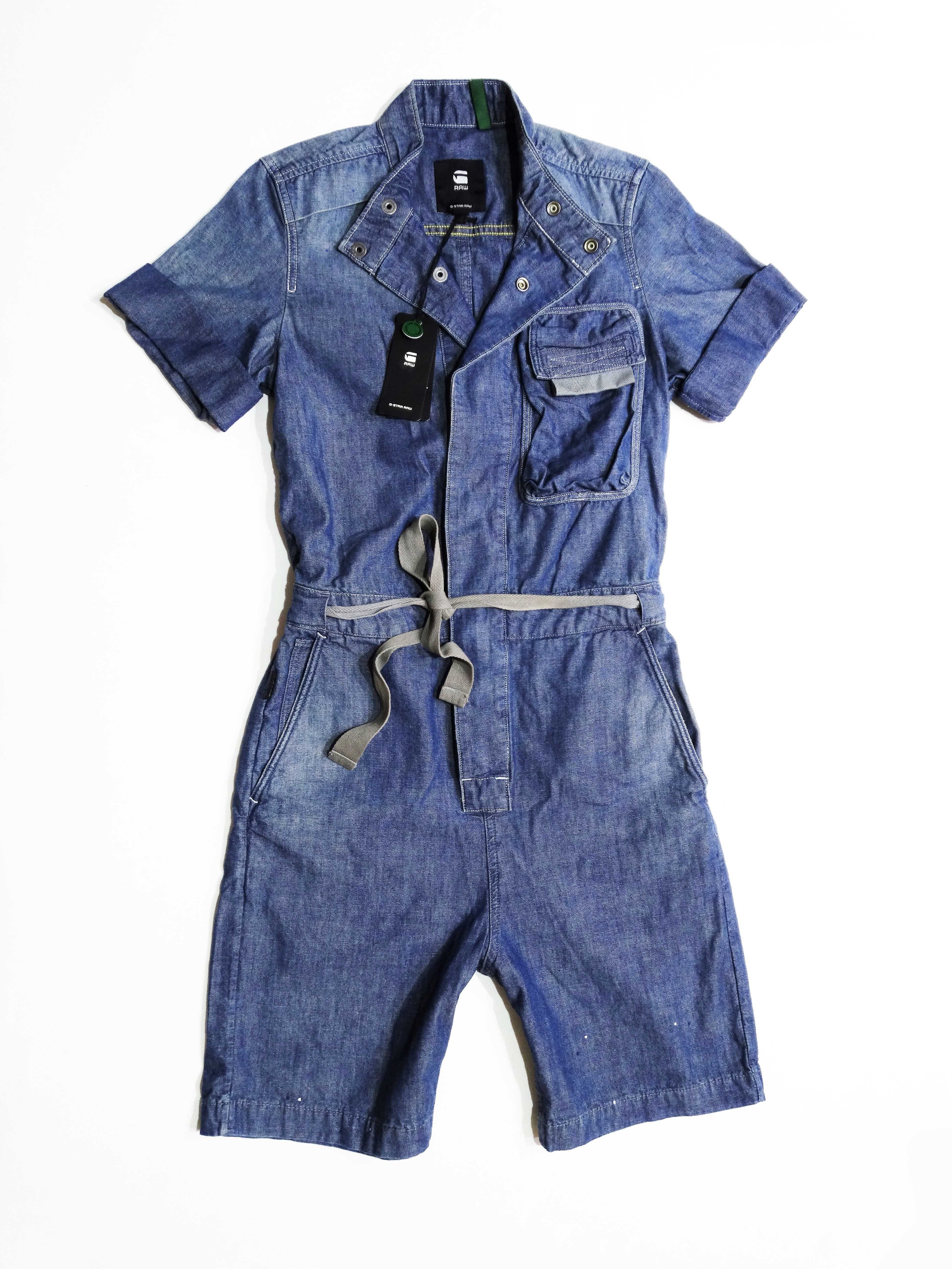 Нов! G-star Short Sleeve Workwear Playsuit  Дамски Гащеризон - S