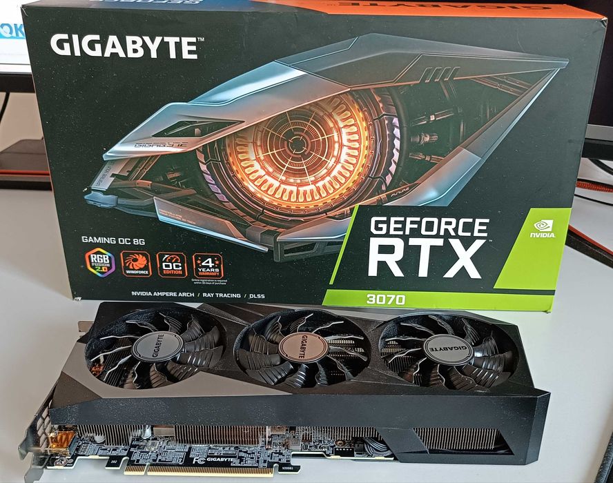 Gigabyte RTX 3070 Windforce Gaming OC
