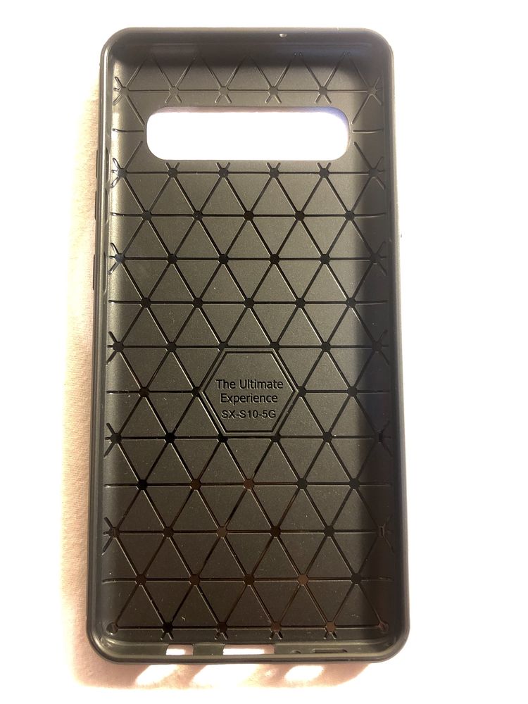 Husa silicon Samsung Galaxy S10 5G si folie sticla sau silicon fata sp