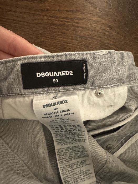 Blugi dsquared2 gri swaroski