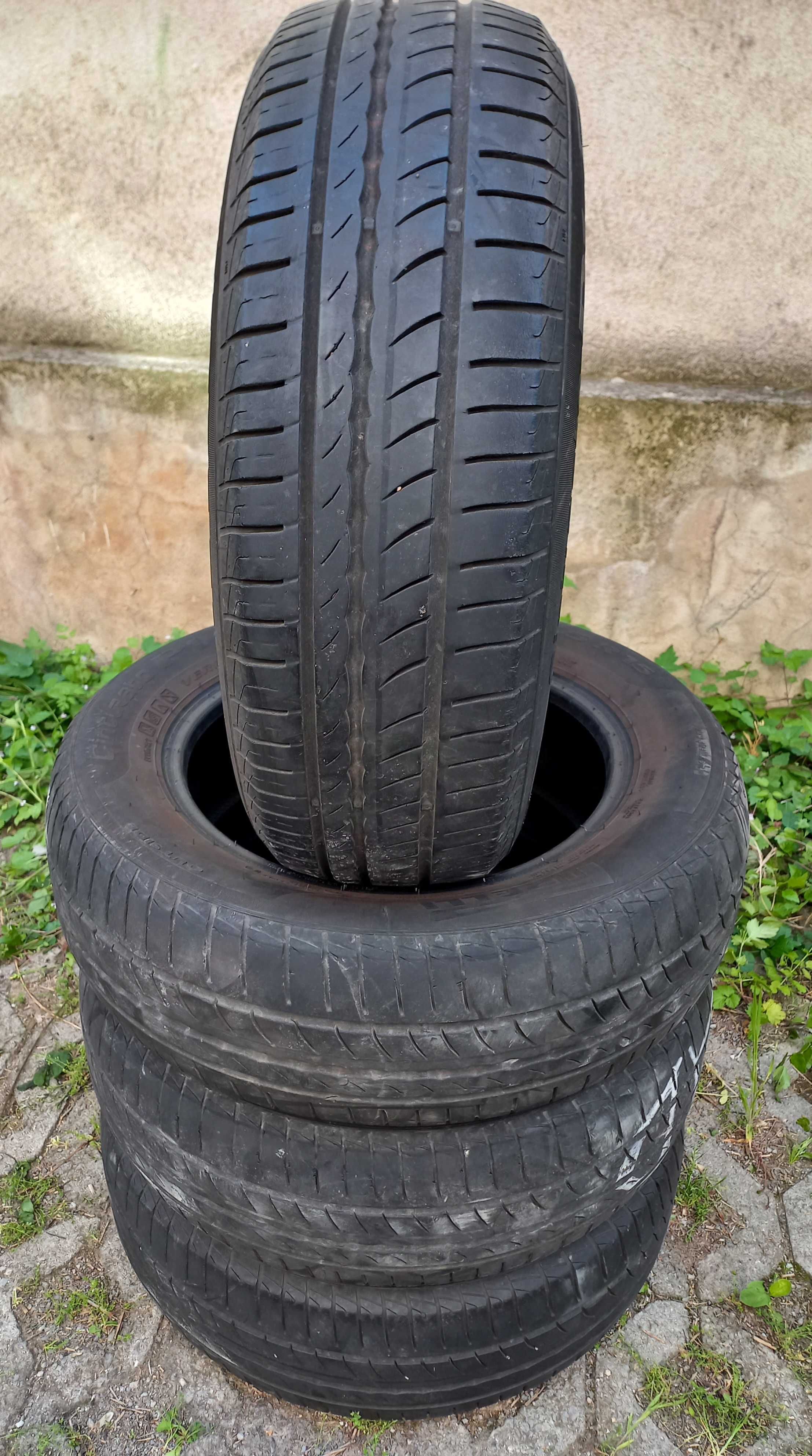 4 броя летни гуми 185 65 15 pirelli 6mm dot20