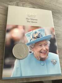 Последния сет от монети на Кралица Елизабет докато беше жива.