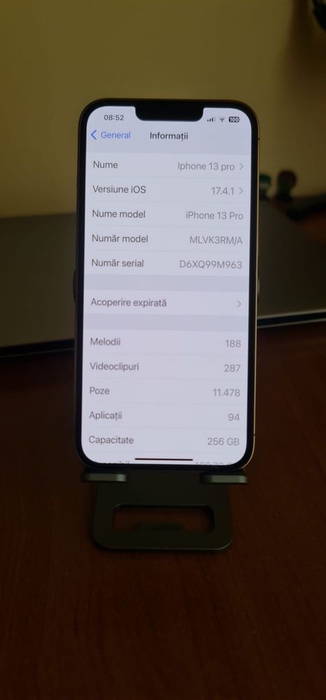 Iphone 13 pro 256 gb gold ca si nou ( impecabil )