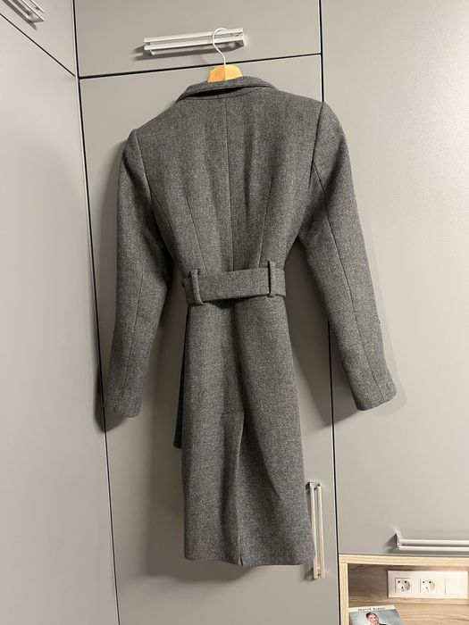 Класическо Вълнено Палто Mango XS