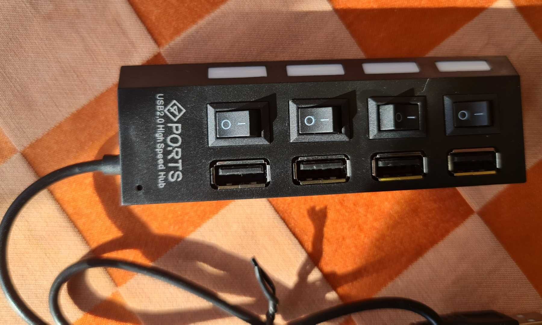 USB сплитер с 4 порта