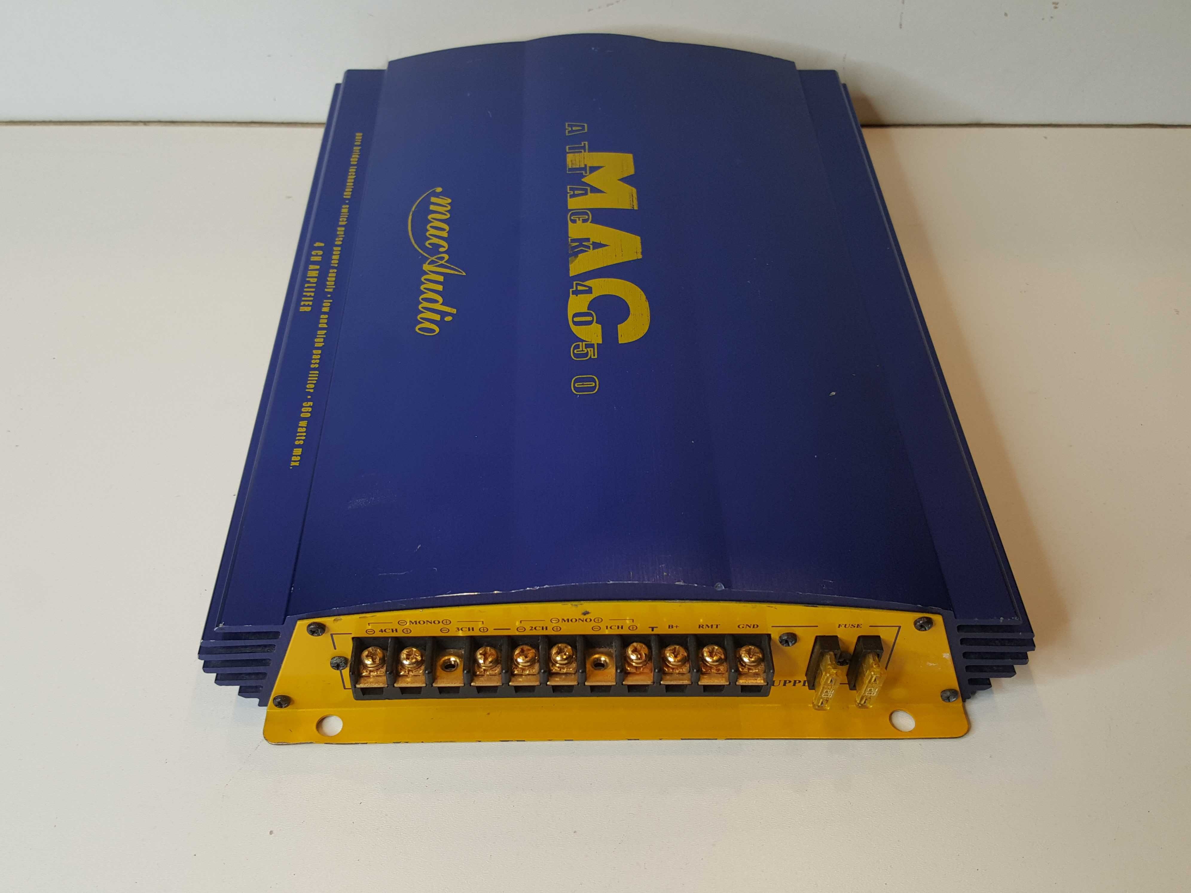Amplificator auto Mac Audio Attack 4050+ subwoofer Pyle