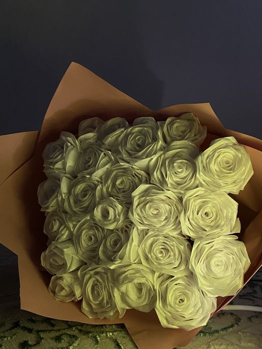 Цветы Букет атласные